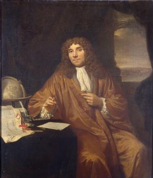 喬恩斯 維尅耶 Portrait of Anthonie van Leeuwenhoek